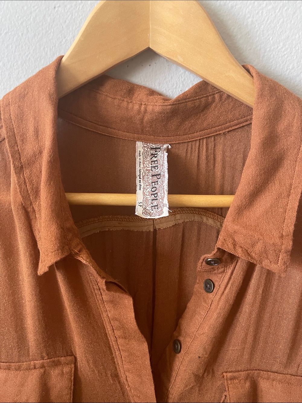 Free People Long Sleeve Shirt Dress softest fabric - Picture 4 of 10